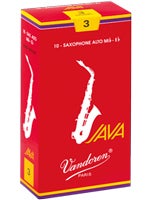 バンドレン アルトサックスリード JAVA ファイルド レッドカット